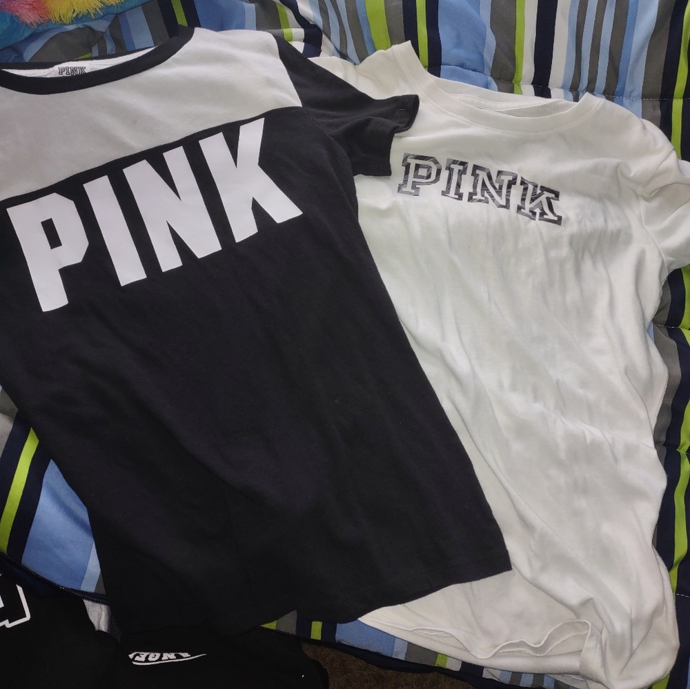 Vs pink tee shirts
